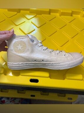 RARE NEW Converse All Star Syde Street Mid White Sample W8